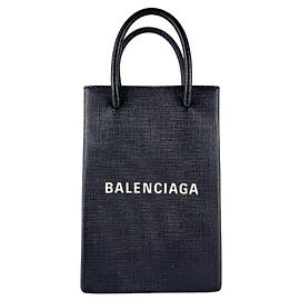 Sac à épaule Balenciaga en cuir noir