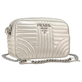 Prada Camera Diagramme Quilted Leather Small