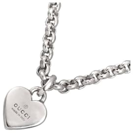 Collar de Corazón Gucci en Plata 925