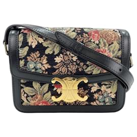 Céline Celine Teen Schultertasche in Schwarz