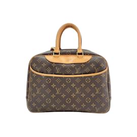 Borsa a tracolla Louis Vuitton Deauville in Brown