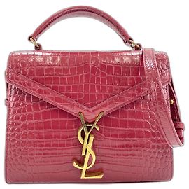 Borsa a tracolla Yves Saint Laurent Saint Laurent Paris Cassandra con manico in pelle di vitello