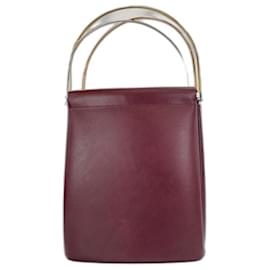 Borsa Cartier Trinity in rosso vino