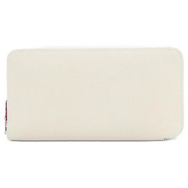 Hermès Portafoglio lungo Hermes CLIC CEST NOUE in Rose Tyrien e White
