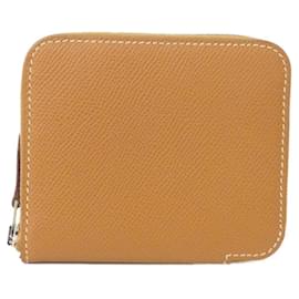 Hermès Cartera compacta de seda Hermes Fantaisie Botanique