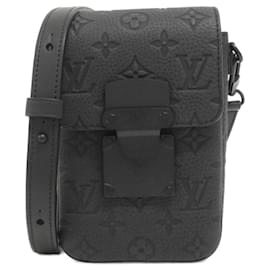 Portafoglio Verticale Louis Vuitton Taurillon Monogram S-Lock