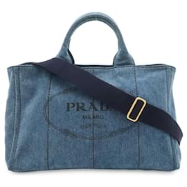Borsa Tote Prada Canapa Denim