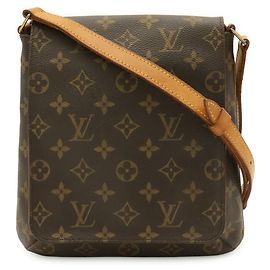 Bolso de hombro largo Louis Vuitton Monogram Musette Salsa