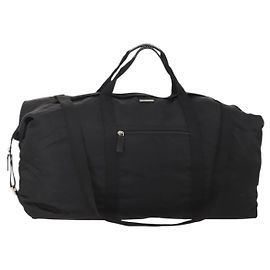 Borsa GUCCI Boston Nylon Nero Argento 012 0387 Auth 173869