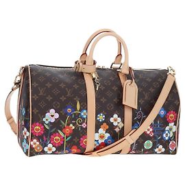 LOUIS VUITTON Takashi Murakami Keepall Bandouliere 45 Tasche M14182 Auth 197301SM