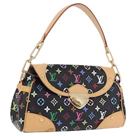 Borsa LOUIS VUITTON Monogram Multicolor Beverly MM Nera M40204 LV Auth ka5760SV