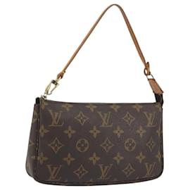 LOUIS VUITTON Monogram Pochette Accessoires Pouch M51980 LV Auth 197578