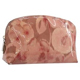 LOUIS VUITTON Monogram Vernis Ikat Flower Pochette Cosmetic M90046 Auth BA15040