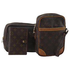 LOUIS VUITTON Sac à épaule Monogram Lot de 3 LV Auth mr2804