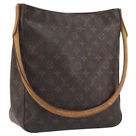 Borsa a tracolla LOUIS VUITTON Monogram Looping GM M51145 LV Auth 197055
