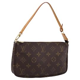 LOUIS VUITTON Monogram Pochette Accessoires Pouch M51980 LV Auth ka5762V