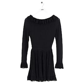 Vestido Alaïa negro de viscosa L