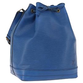 Borsa a tracolla LOUIS VUITTON Epi Noe Blu M44005 LV Auth BA14874A