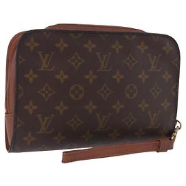LOUIS VUITTON Monogram Orsay Clutch Bag M51790 LV Auth BA15200