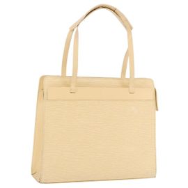 Borsa Tote LOUIS VUITTON Epi Croisette PM Vanilla M5249A LV Auth ka5787