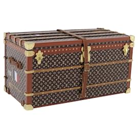 LOUIS VUITTON Fermacarte Miss France metallo Marrone M99408 LV Auth 196937A