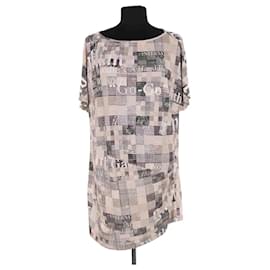 Vestido Galliano beige XS