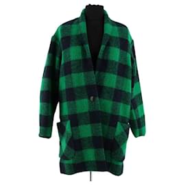 Abrigo de lana verde Isabel Marant Etoile XS
