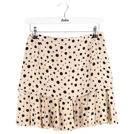 Minigonna in seta beige Dolce & Gabbana