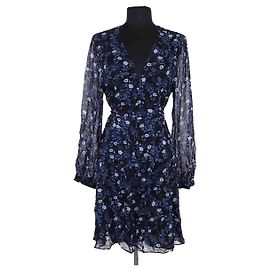 The Kooples Blaues Synthetik Kleid L