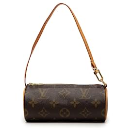 Borsa a mano Louis Vuitton Monogram Papillon Pochette Marrone