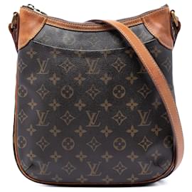 Borsa a tracolla Louis Vuitton Monogram Odeon PM Marrone