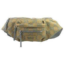Borsa cintura Gucci GG in nylon ripstop marrone
