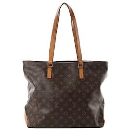 Borsa a tracolla Louis Vuitton Cabas Mezzo Monogram in marrone M51151