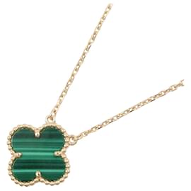 Collana Van Cleef & Arpels Vintage Alhambra Malachite