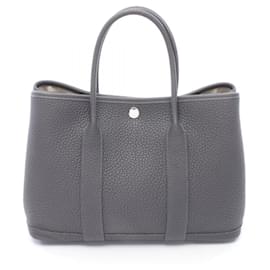 Hermès Borsa Tote Hermes Garden Party TPM in grigio