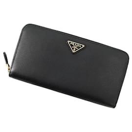 Prada Saffiano Triangle Langbörse