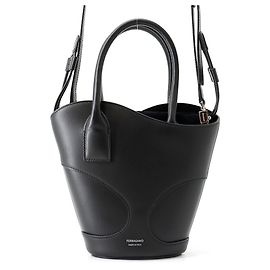 Borsa Salvatore Ferragamo Cutout S in pelle di vitello