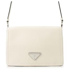 Borsa a tracolla Prada Grace in vitello con triangolo