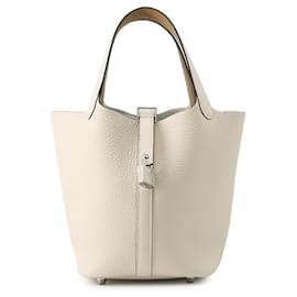 Hermès Borsa Hermes Picotin Lock PM Eclat Nata Poussière