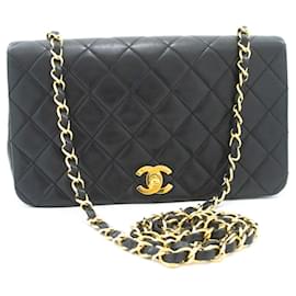 Chanel Vintage Full Flap Quilted Lambskin Small