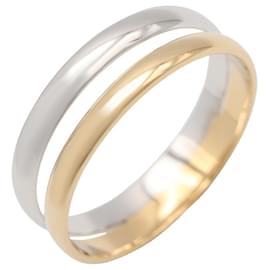 Cartier Vintage Ehering aus 18K Gold und Weißgold