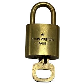 Louis Vuitton Padlock and Key Logo Metal medium