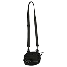 Supreme Borsa a tracolla in mesh nera