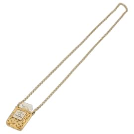 Colgante de botella de perfume Chanel CC No.5 en metal