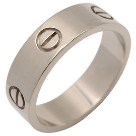 Anillo Cartier Love en oro blanco de 18K