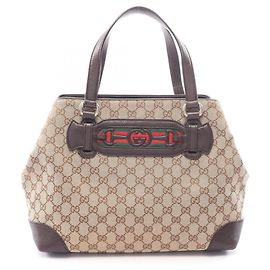 Borsa Tote Gucci GG Canvas Sherry Line