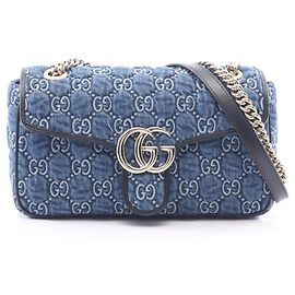 Borsa a tracolla Small matelassé Gucci GG Marmont