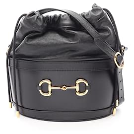 Borsa a secchiello Gucci Horsebit