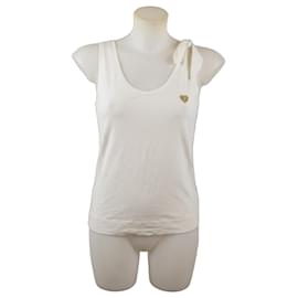 Camiseta de tirantes Gucci con corazón dorado
