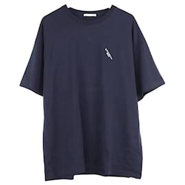 T-shirt Givenchy blu navy in cotone da uomo